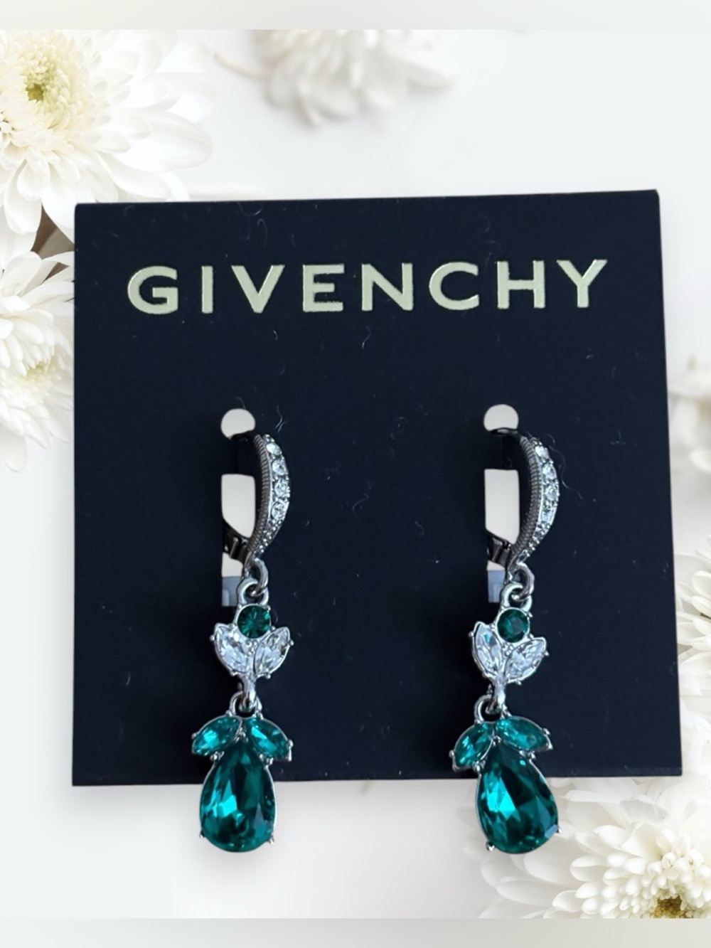 NWT Givenchy Drop Crystal Earrings